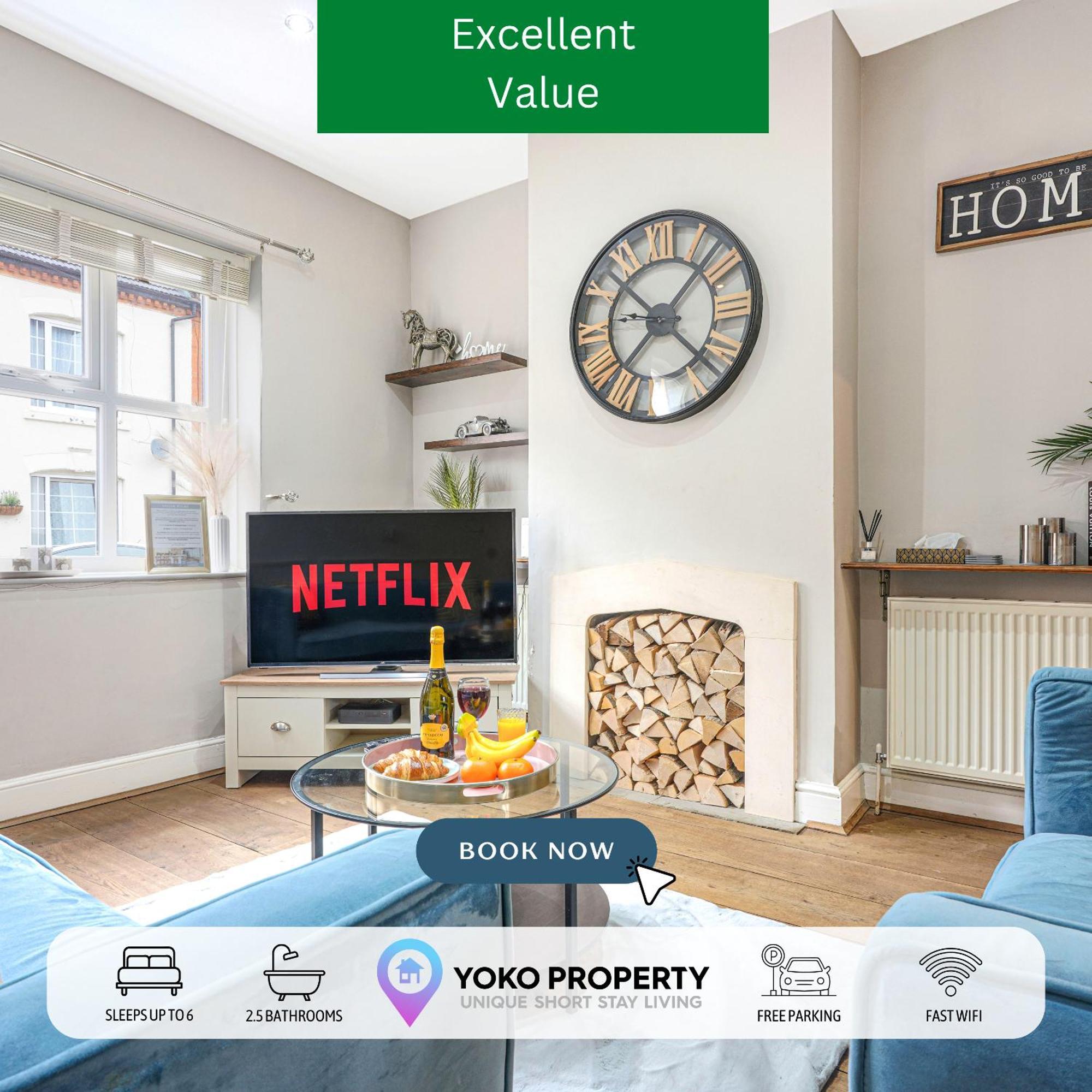 Colwyn House - Location - Free Parking, Pool Table, Super-fast Wifi, Self Check-in And Smart Tv With Virgin Tv And Netflix By Yoko Сasa de vacaciones Northampton
